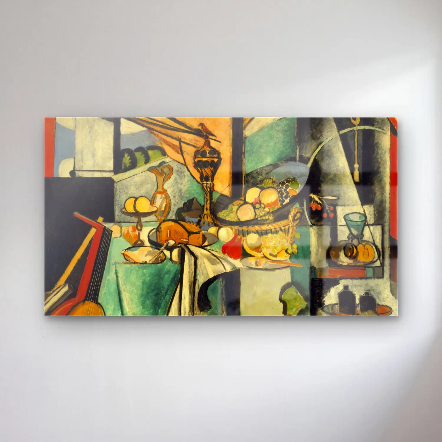 Henri Matisse – Still Life after Jan Davidsz. de Heem s La Desserte cam tablo — Henri Matisse – Still Life after Jan Davidsz. de Heem s La Desserte — empresyonist meyveli natürmort