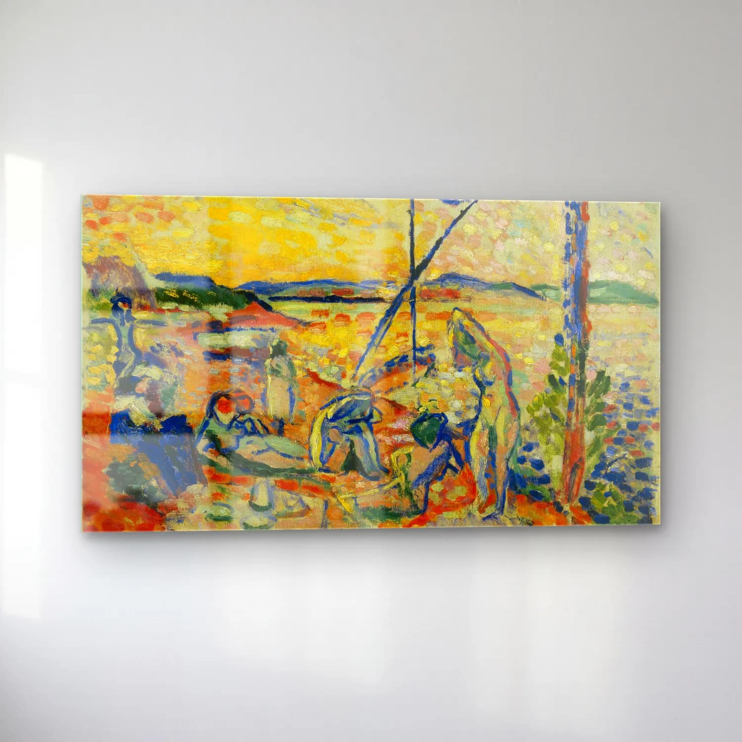 Henri Matisse – Study for Luxe, calme et volupté cam tablo — sol açıdan görünüm