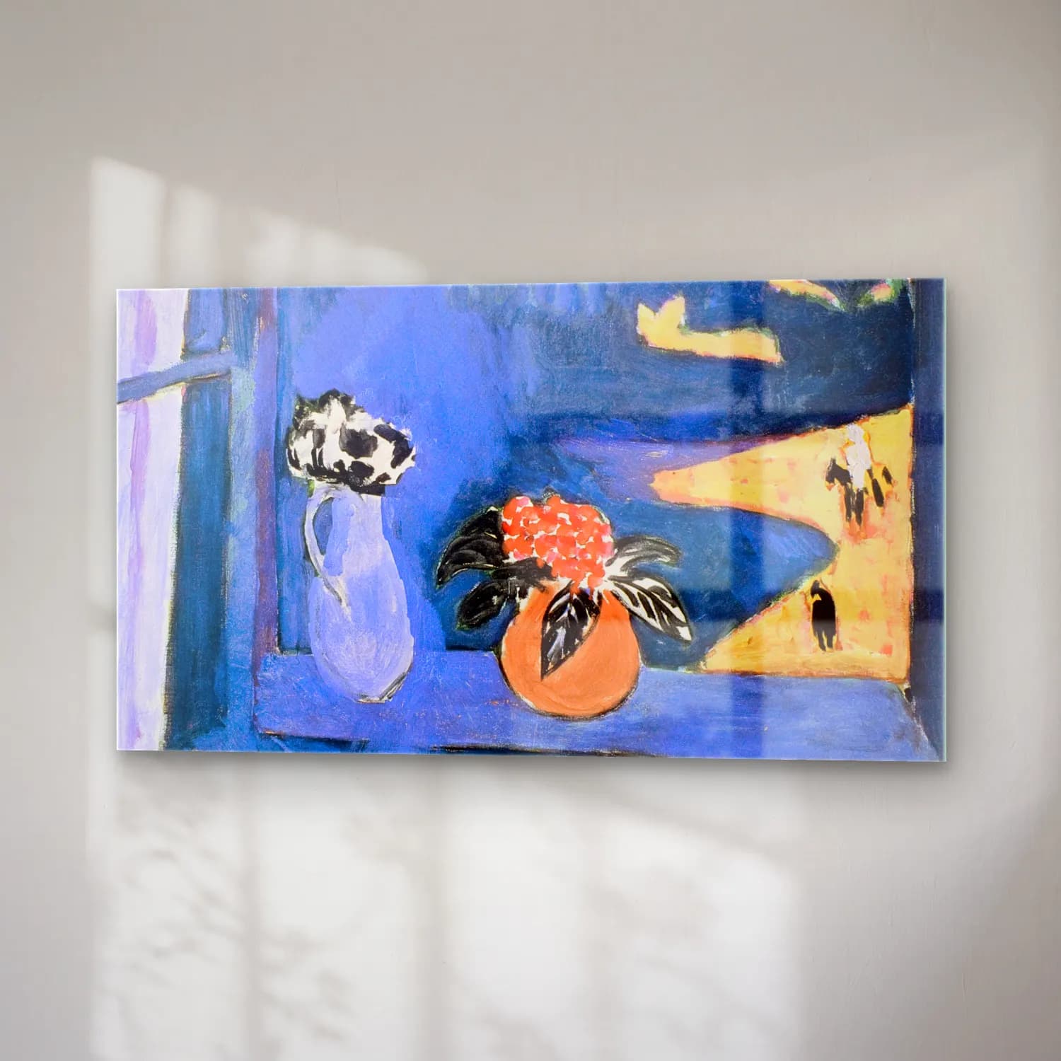 Henri Matisse – The Blue Window cam tablo — sağ açıdan görünüm