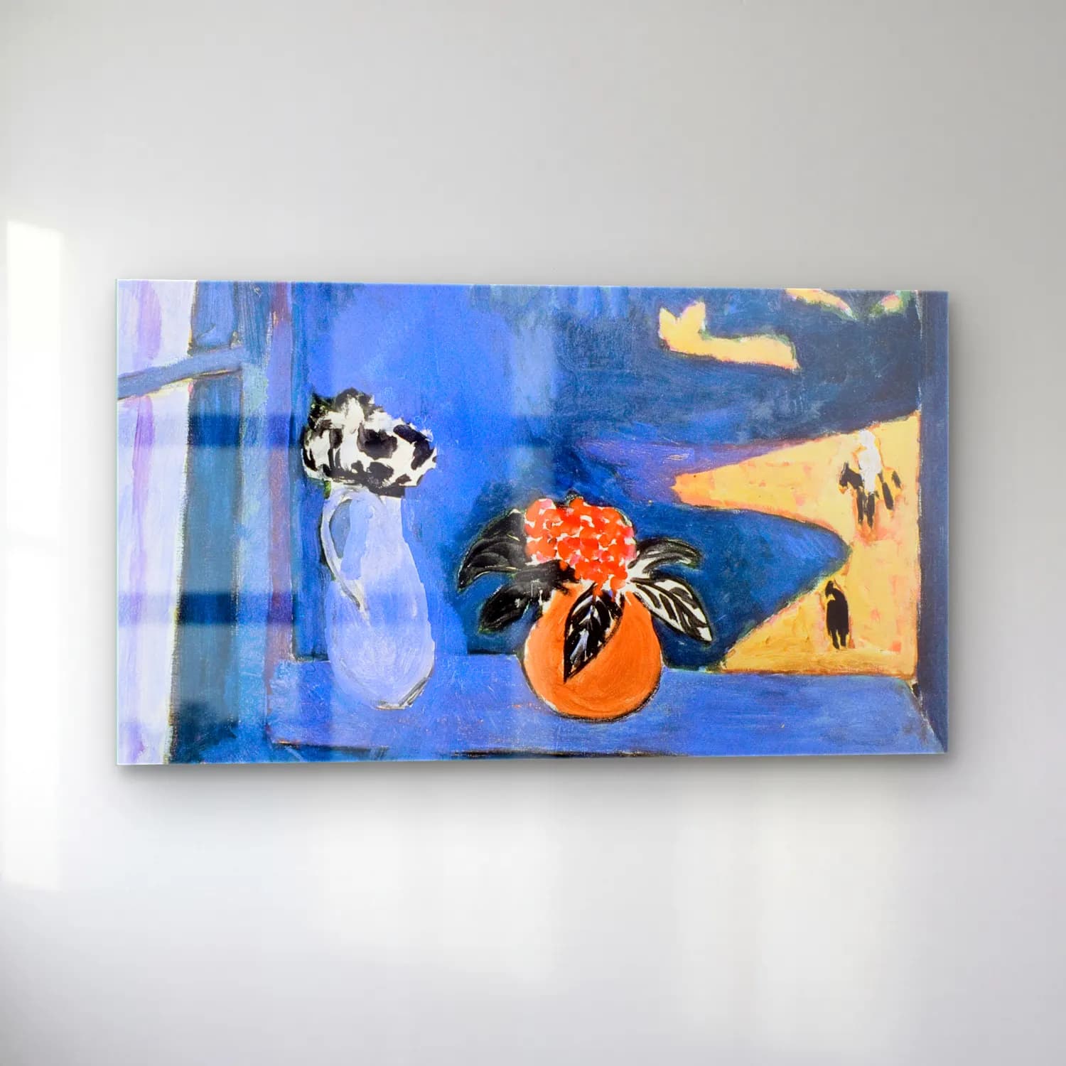 Henri Matisse – The Blue Window cam tablo — sol açıdan görünüm