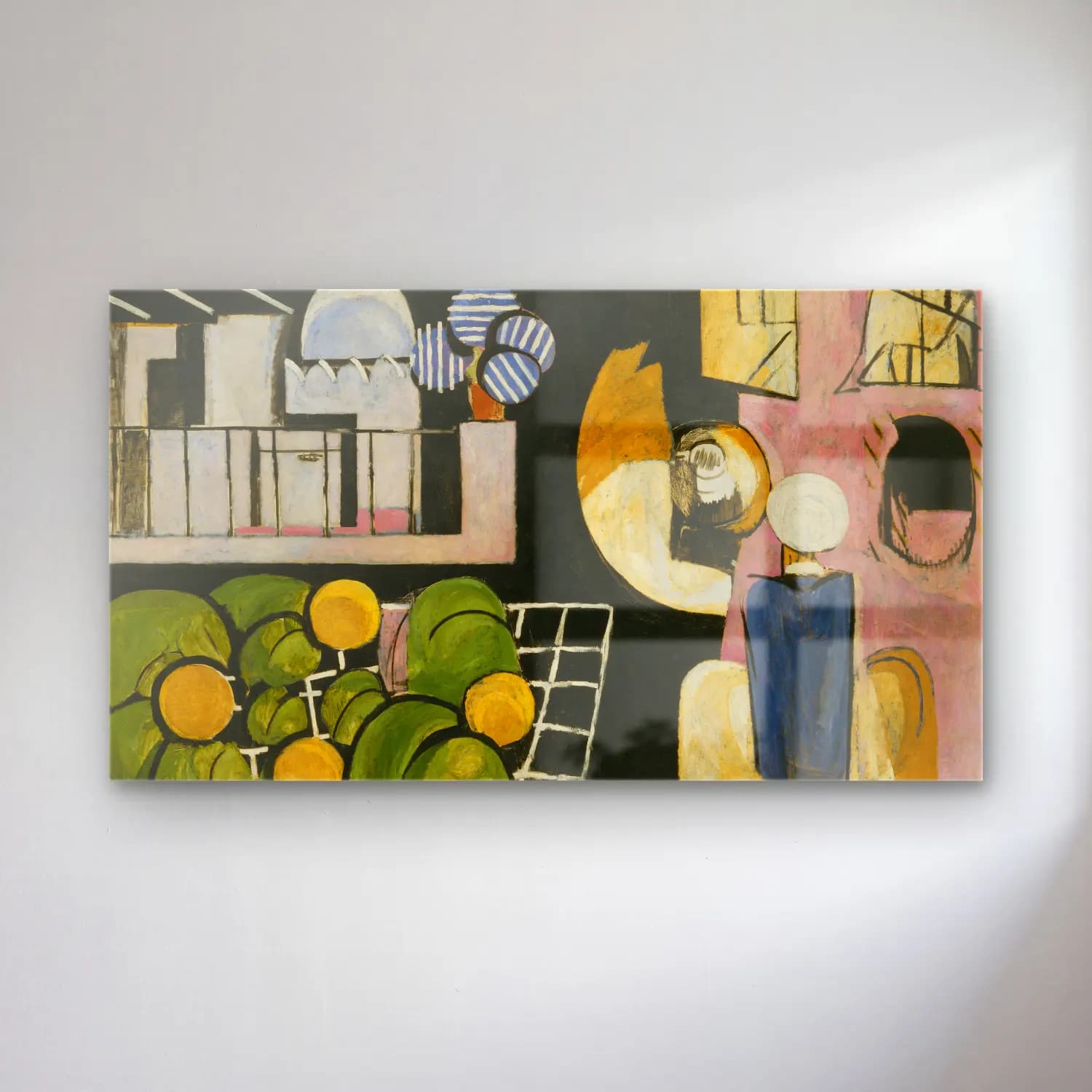 Henri Matisse – The Moroccans cam tablo — Henri Matisse – The Moroccans — modern soyut i̇talyan sahili