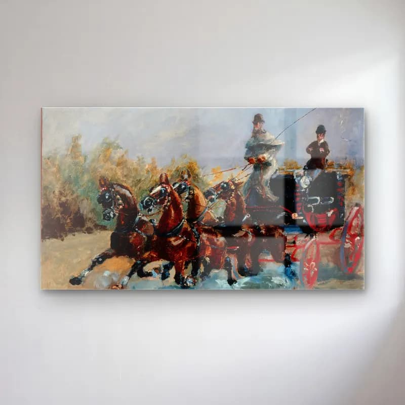 Henri de Toulouse-Lautrec – Henri de Toulouse-Lautrec cam tablo — Henri de Toulouse-Lautrec – Henri de Toulouse-Lautrec — empresyonist atlı