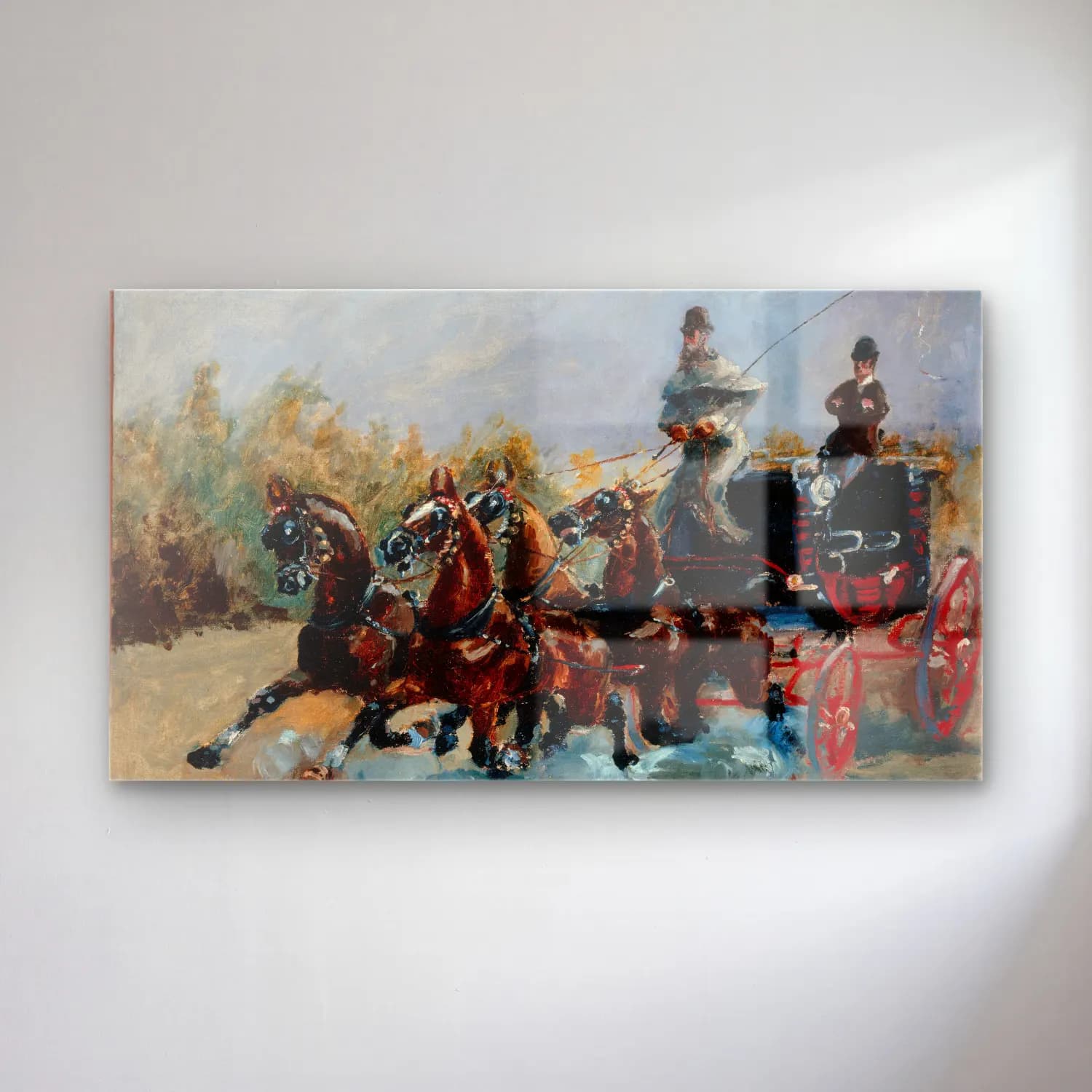 Henri de Toulouse-Lautrec – Henri de Toulouse-Lautrec cam tablo — Henri de Toulouse-Lautrec – Henri de Toulouse-Lautrec — empresyonist atlı