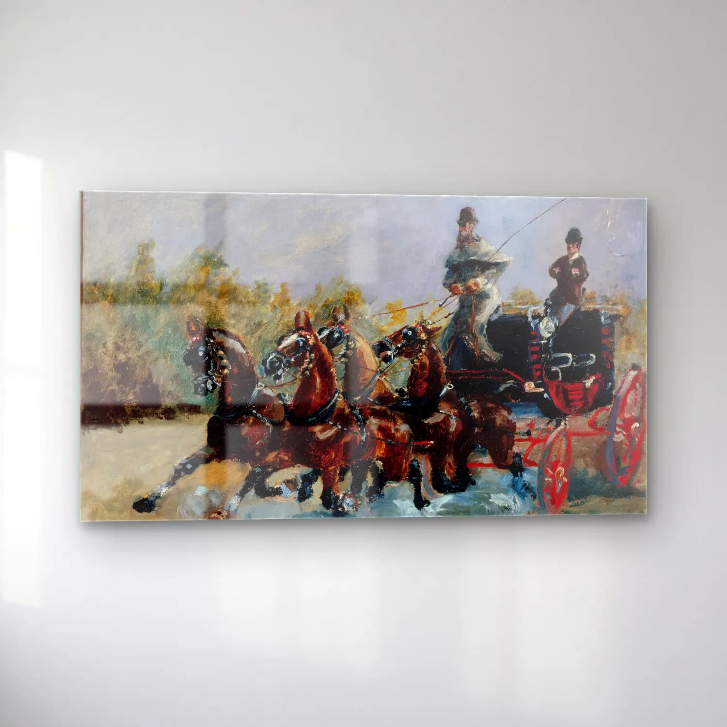 Henri de Toulouse-Lautrec – Henri de Toulouse-Lautrec cam tablo — sol açıdan görünüm