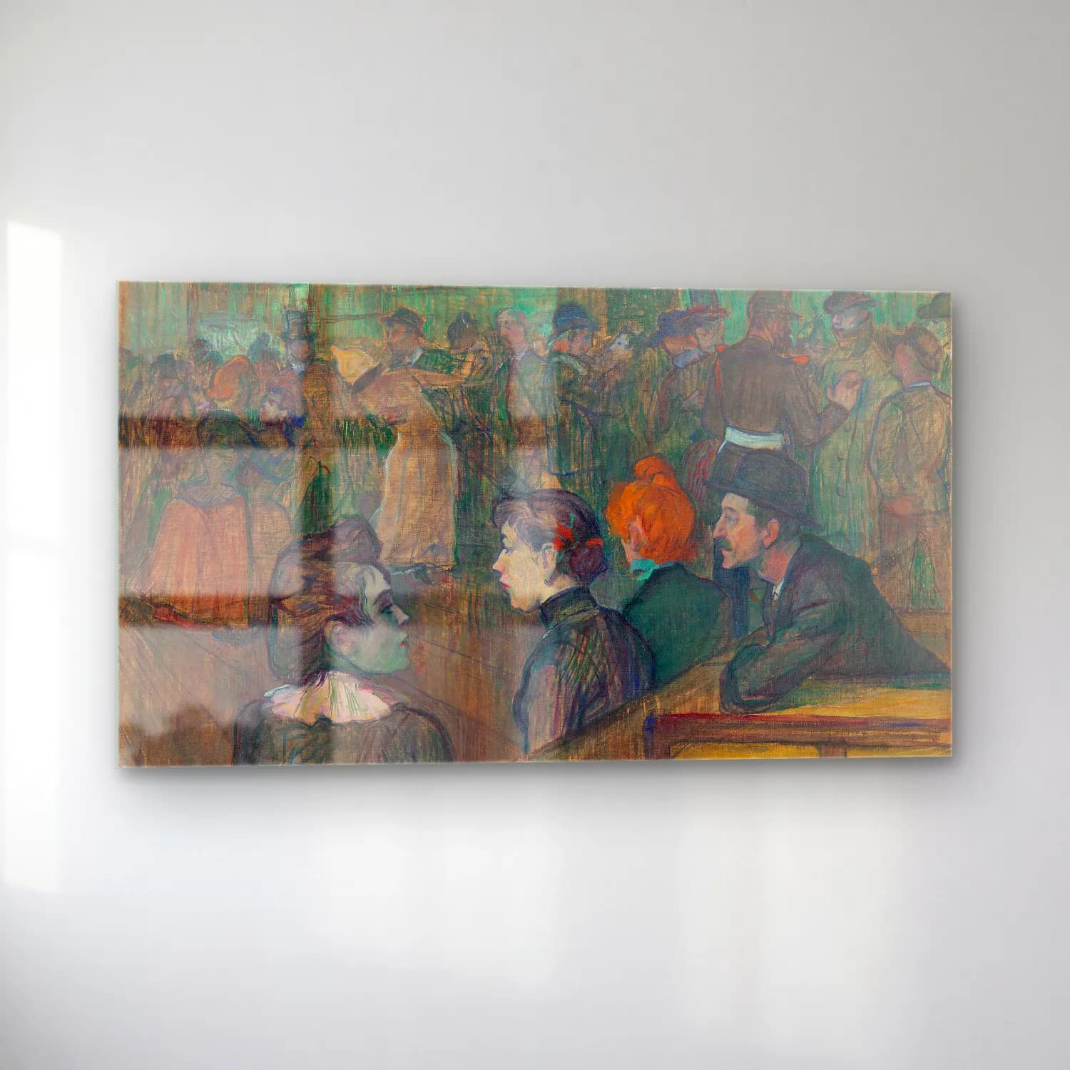 Henri de Toulouse-Lautrec – Moulin de la Galette cam tablo — sol açıdan görünüm