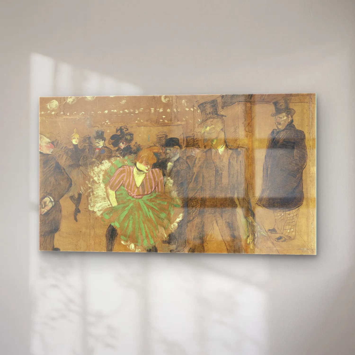 Henri de Toulouse-Lautrec – Panneaux pour la baraque de la Goulue, à la Foire du Trône… cam tablo — sağ açıdan görünüm