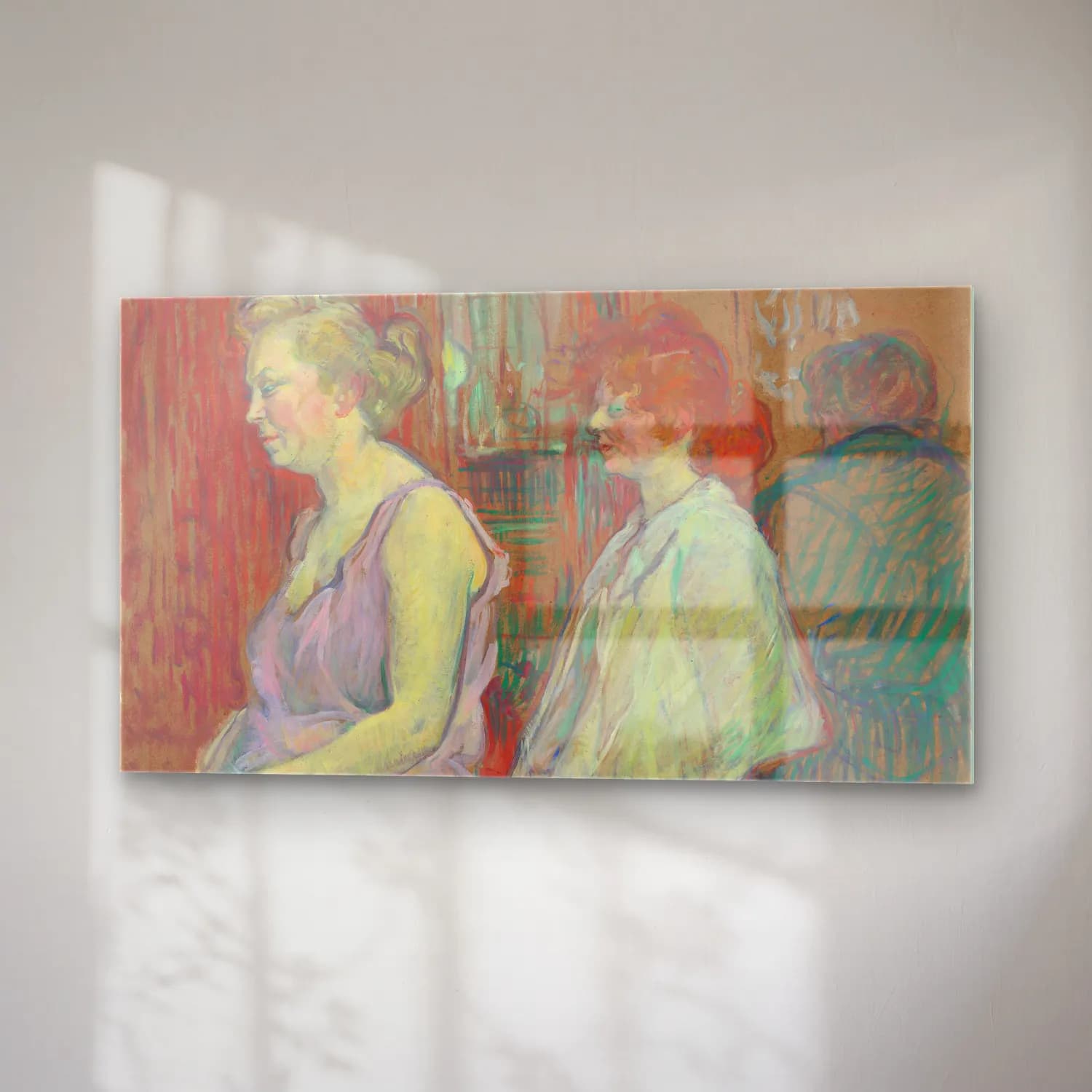 Henri de Toulouse-Lautrec – Rue des Moulins cam tablo — sağ açıdan görünüm