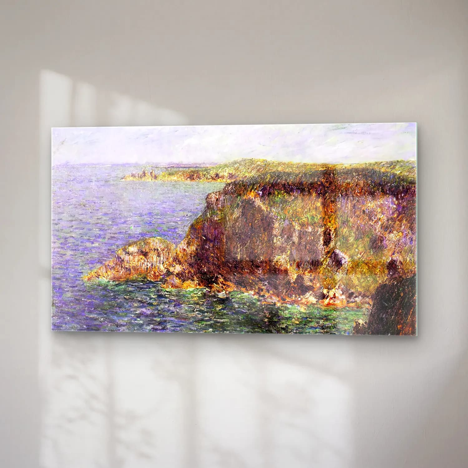 Gustave Loiseau – Cape Fréhel and La Teignouse Cliffs cam tablo — sağ açıdan görünüm
