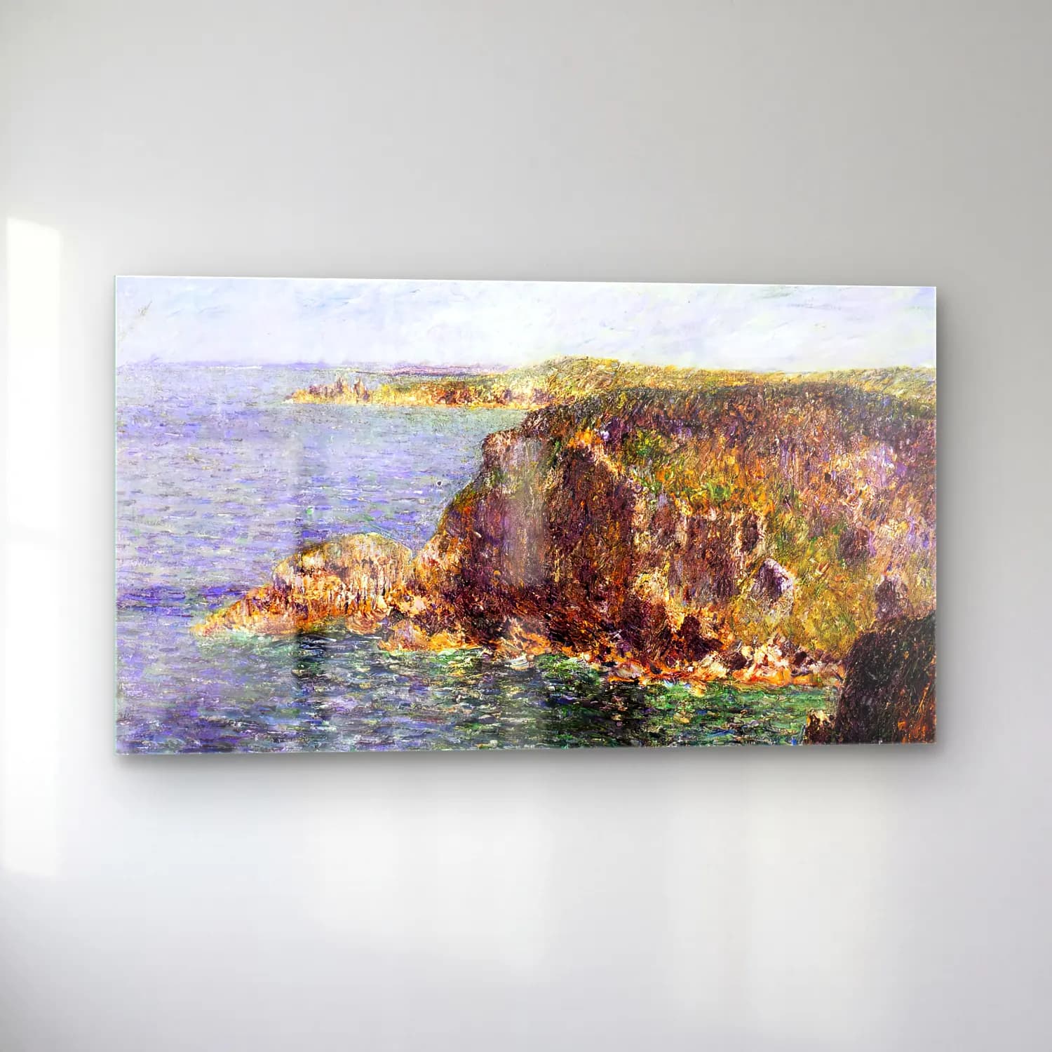 Gustave Loiseau – Cape Fréhel and La Teignouse Cliffs cam tablo — sol açıdan görünüm