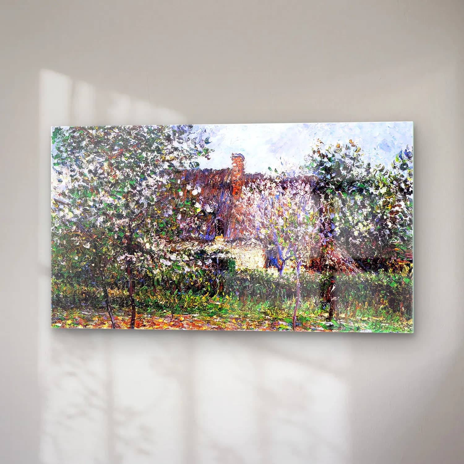 Gustave Loiseau – Orchard in Spring cam tablo — sağ açıdan görünüm