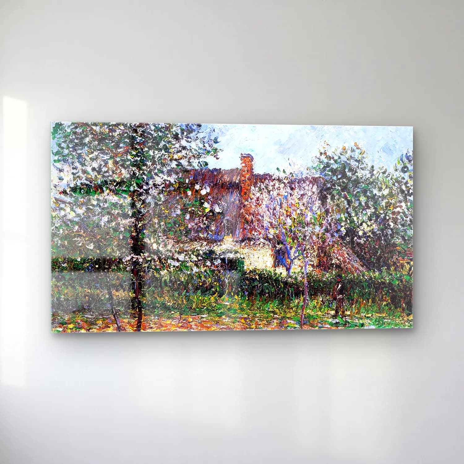 Gustave Loiseau – Orchard in Spring cam tablo — sol açıdan görünüm