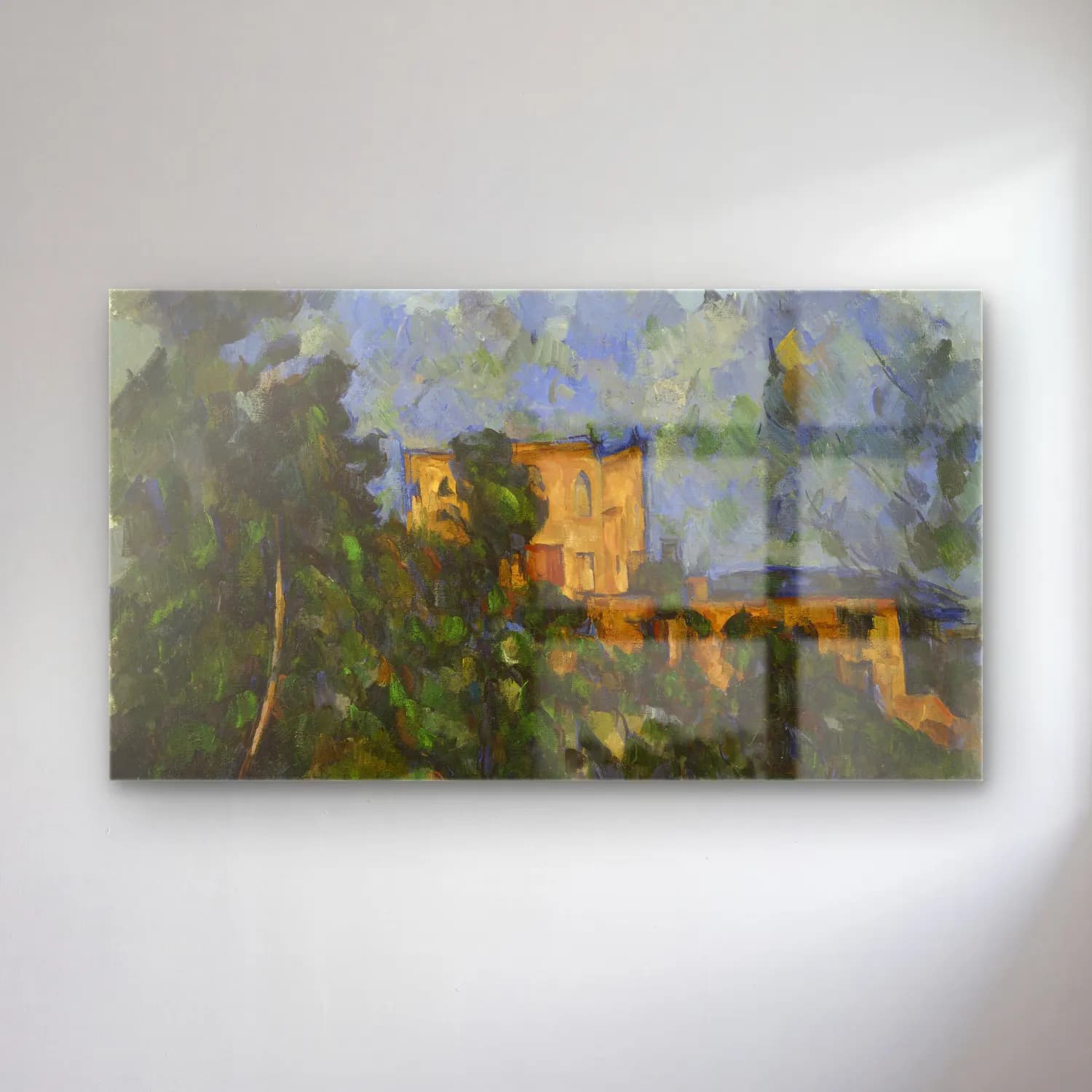 Paul Cézanne – Château Noir cam tablo — Paul Cézanne – Château Noir — empresyonist şato