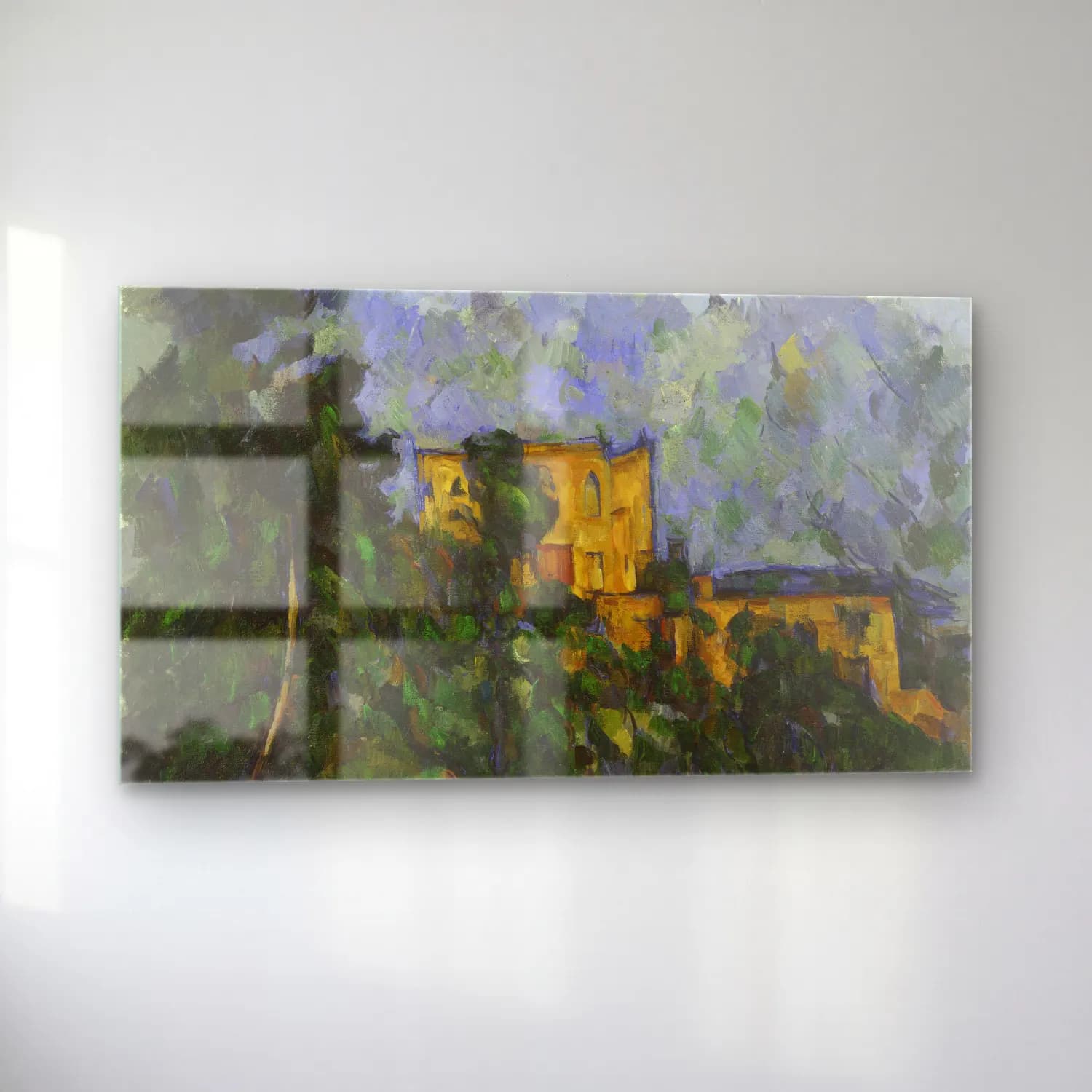 Paul Cézanne – Château Noir cam tablo — sol açıdan görünüm
