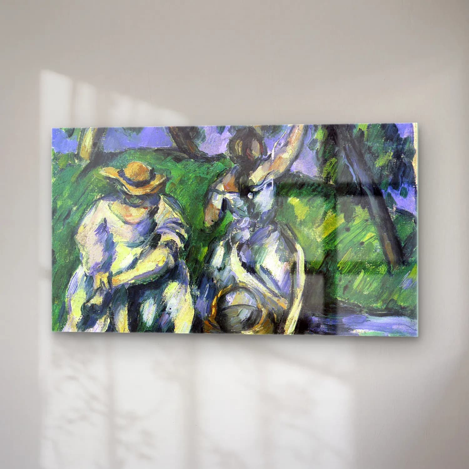 Paul Cézanne – Figures cam tablo — sağ açıdan görünüm