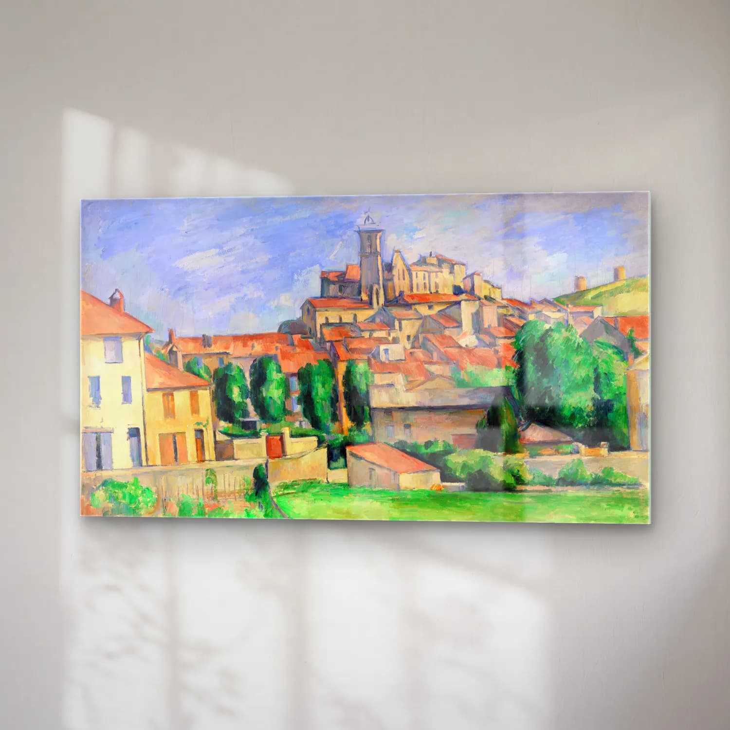 Paul Cézanne – Gardanne cam tablo — sağ açıdan görünüm