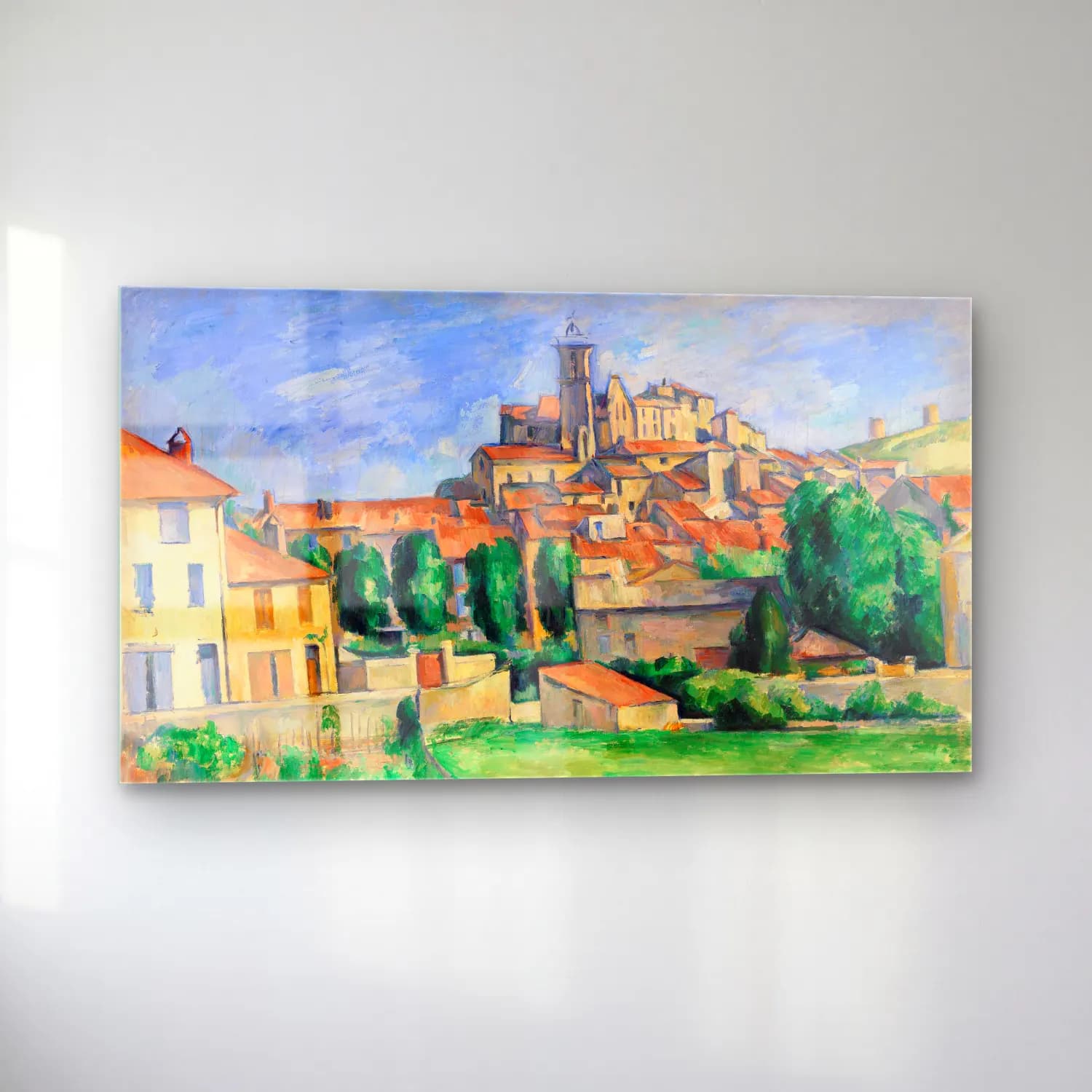 Paul Cézanne – Gardanne cam tablo — sol açıdan görünüm