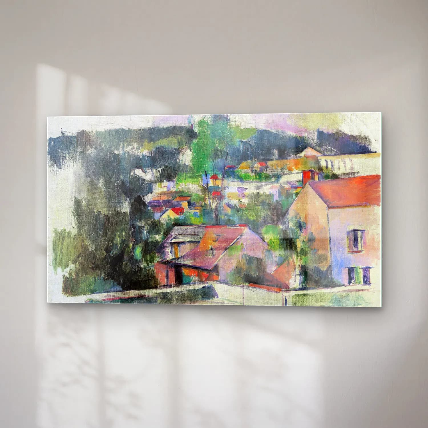 Paul Cézanne – Landscape cam tablo — sağ açıdan görünüm
