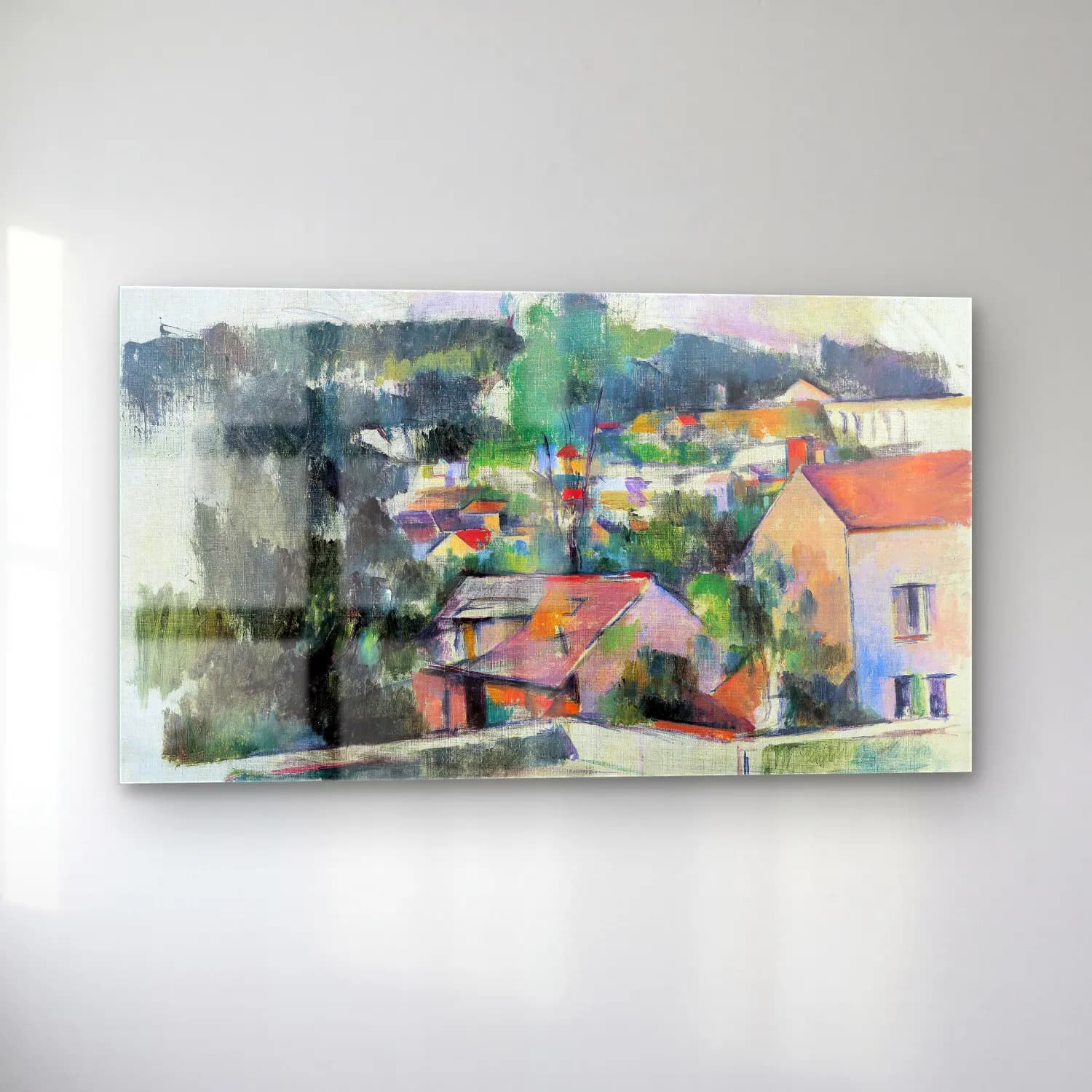 Paul Cézanne – Landscape cam tablo — sol açıdan görünüm