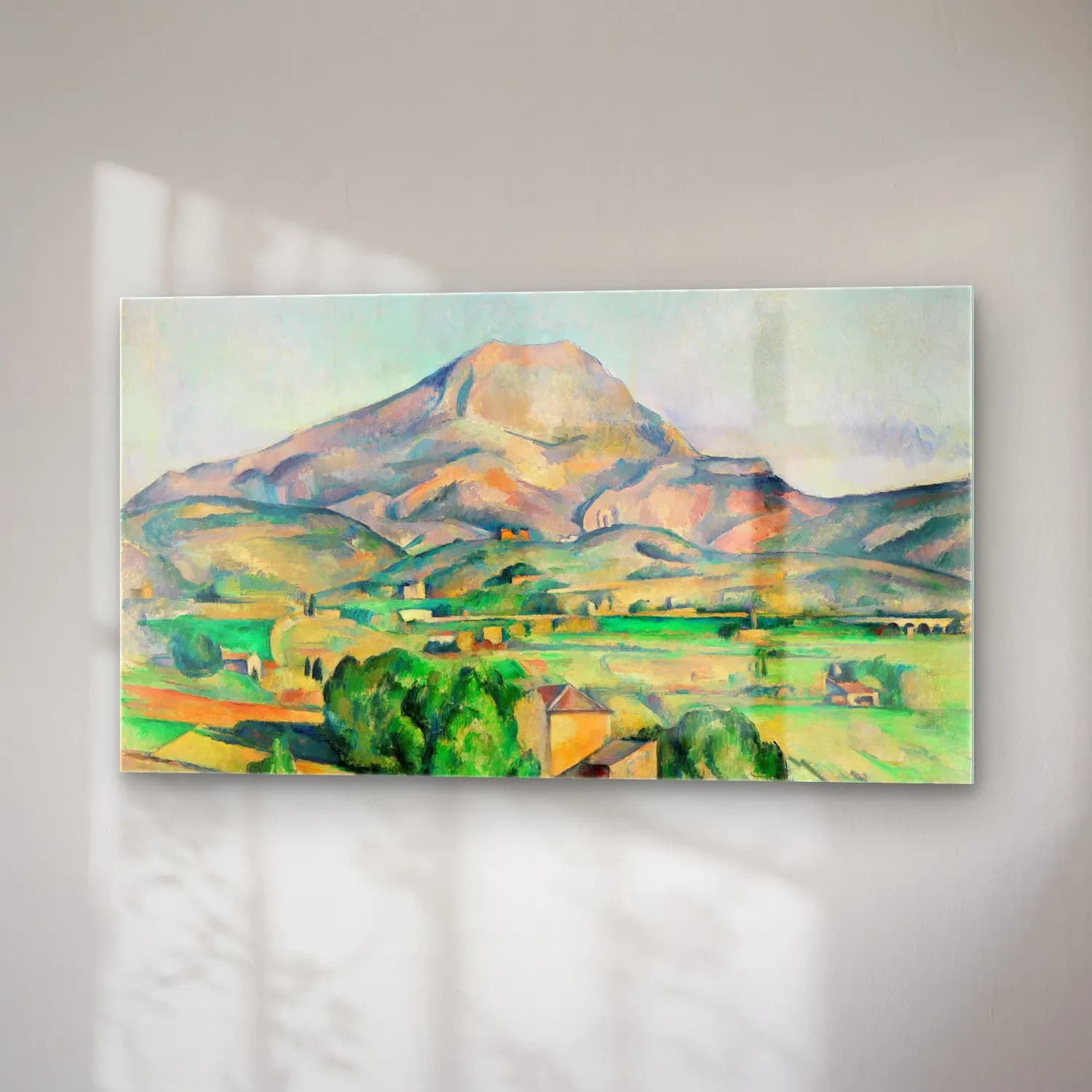 Paul Cézanne – Mont Sainte-Victoire cam tablo — sağ açıdan görünüm