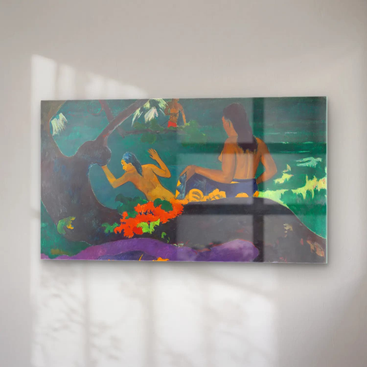 Paul Gauguin – Fatata te Miti (By the Sea) cam tablo — sağ açıdan görünüm