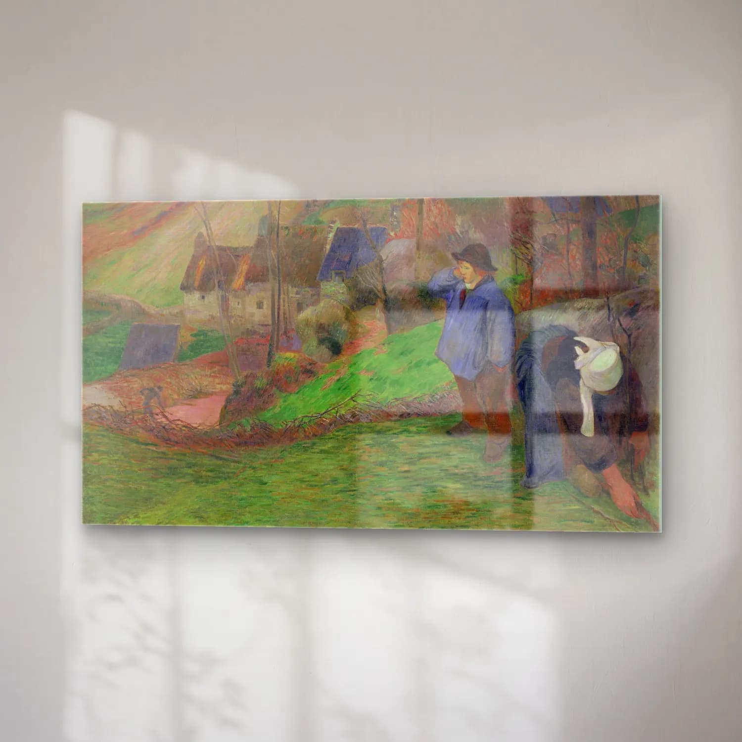 Paul Gauguin – Landscape of Brittany cam tablo — sağ açıdan görünüm