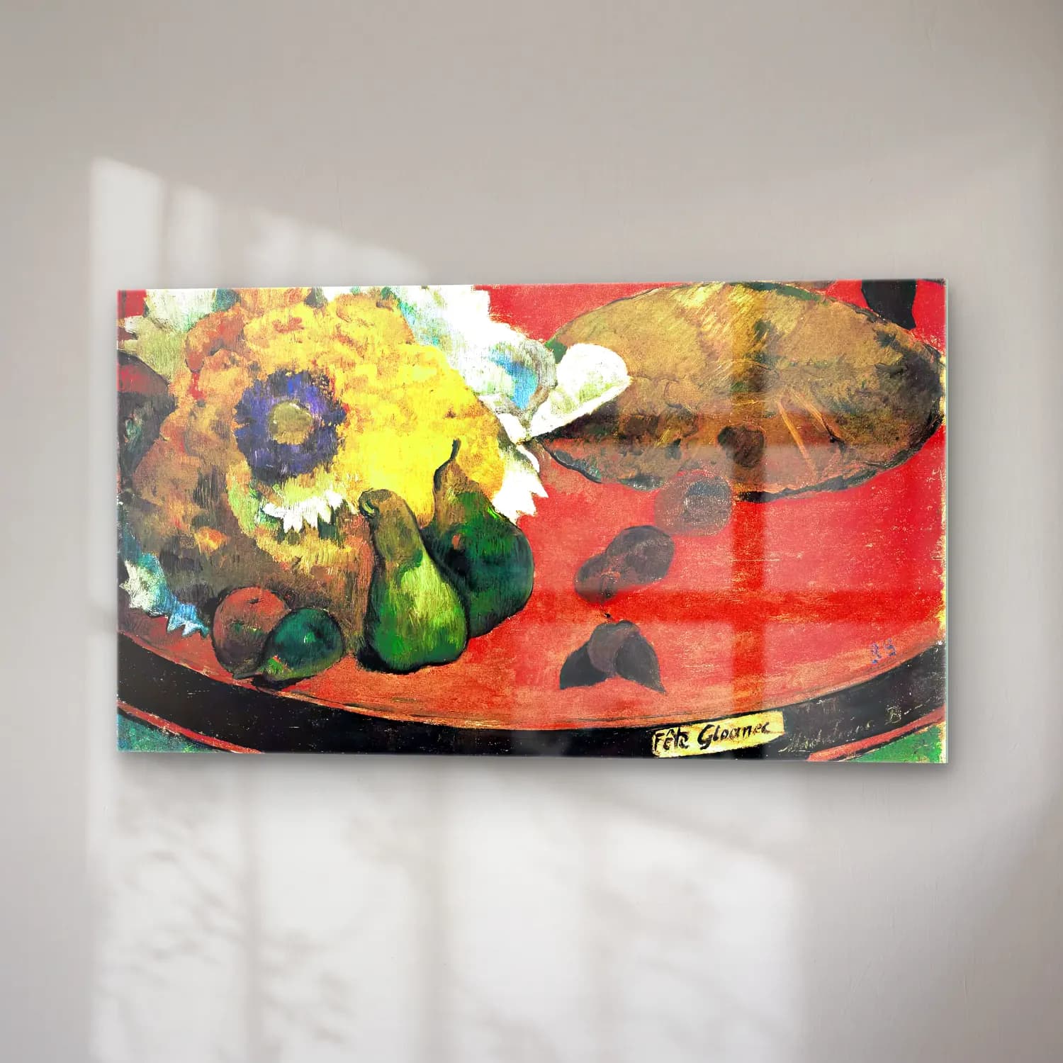 Paul Gauguin – Still-Life, Fête Gloanec cam tablo — sağ açıdan görünüm