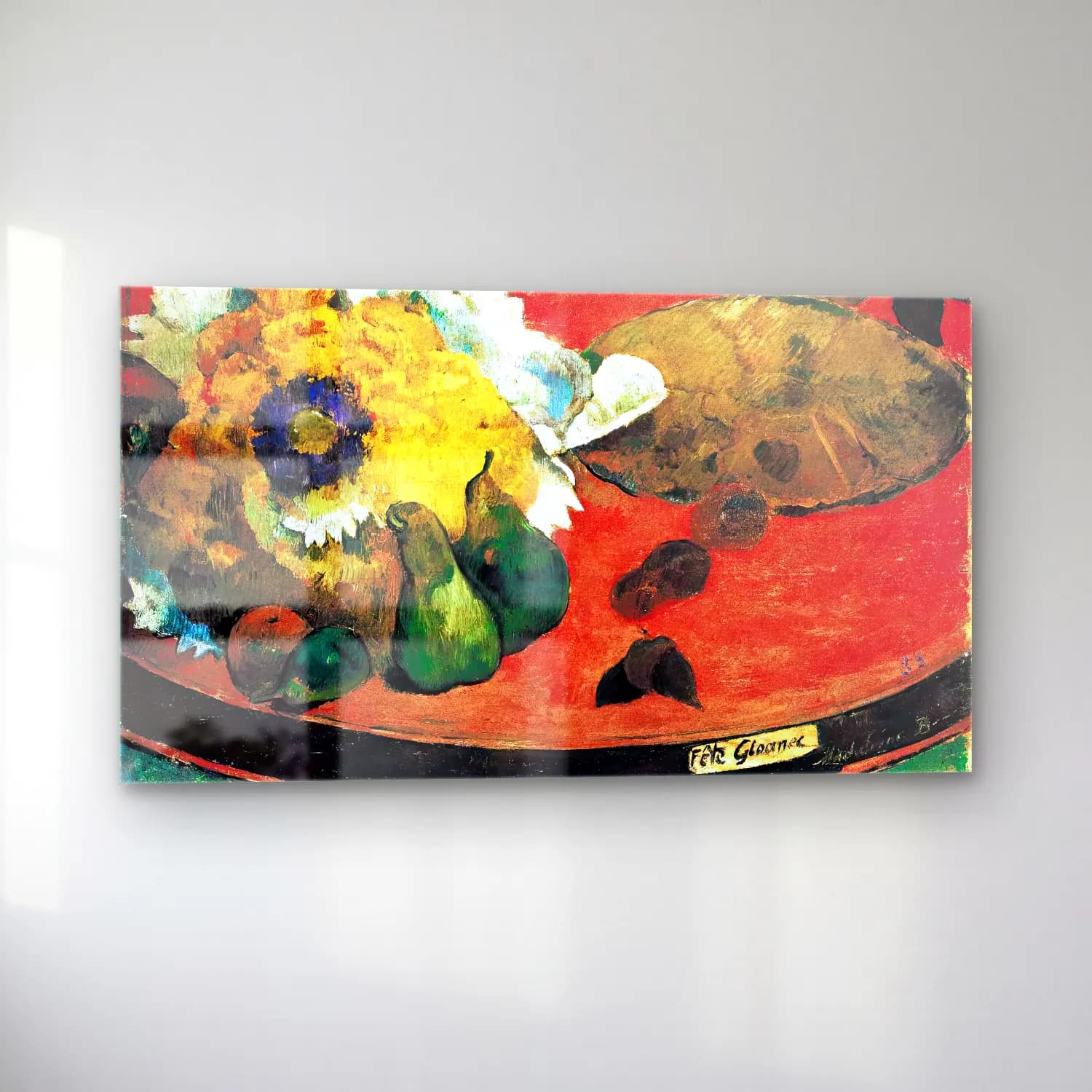 Paul Gauguin – Still-Life, Fête Gloanec cam tablo — sol açıdan görünüm