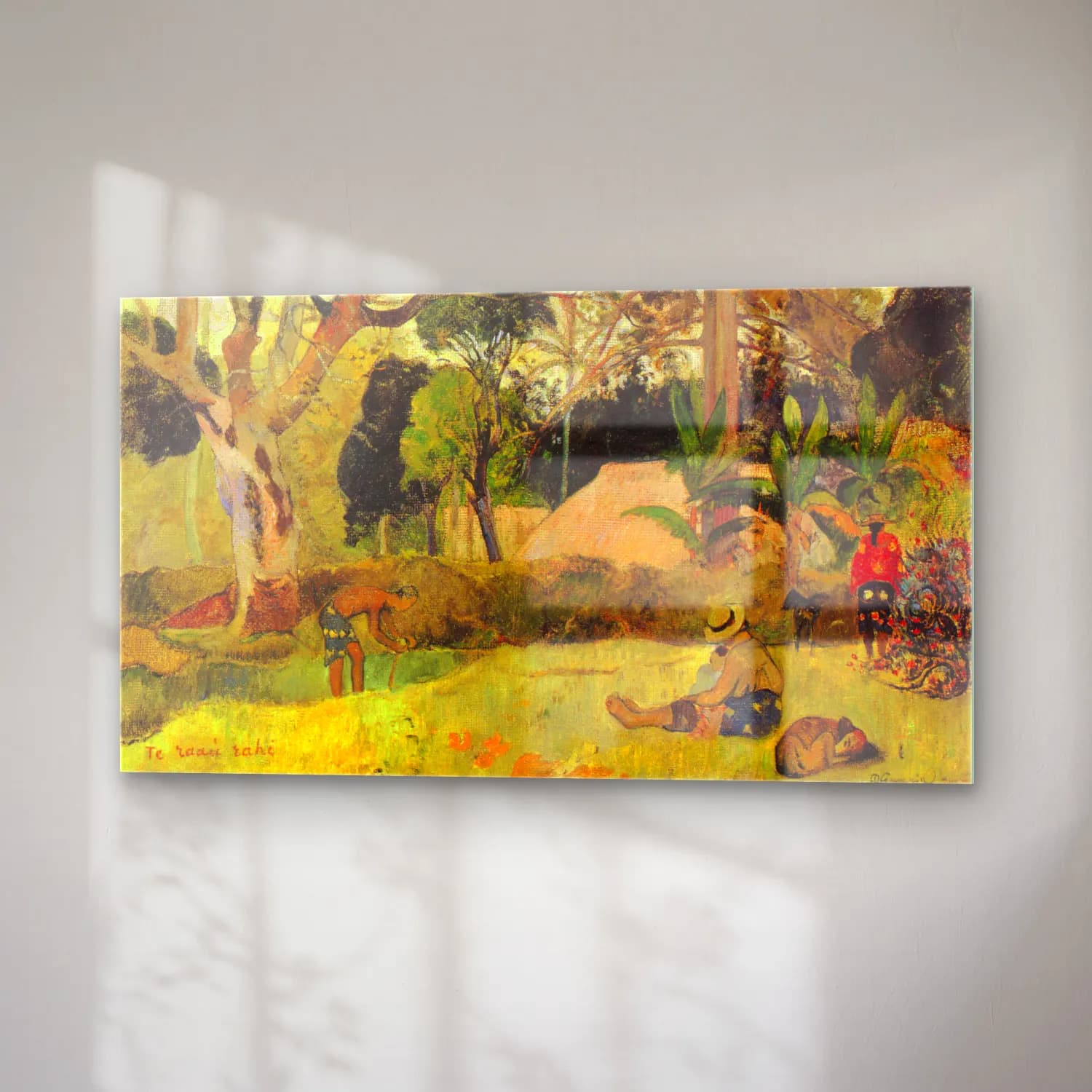 Paul Gauguin – Te Raai Rahi cam tablo — sağ açıdan görünüm
