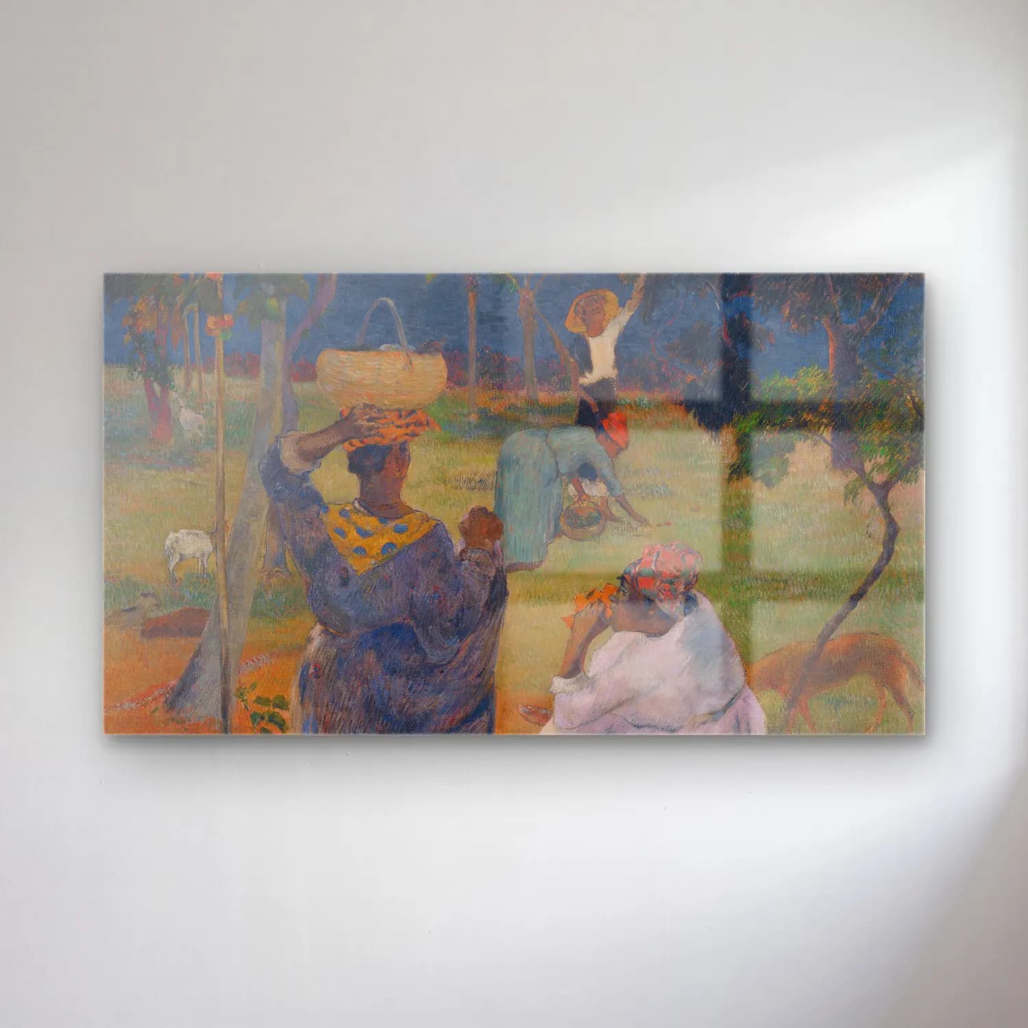 Paul Gauguin – The Mango Trees, Martinique cam tablo — Paul Gauguin – The Mango Trees, Martinique — empresyonist dansçılar