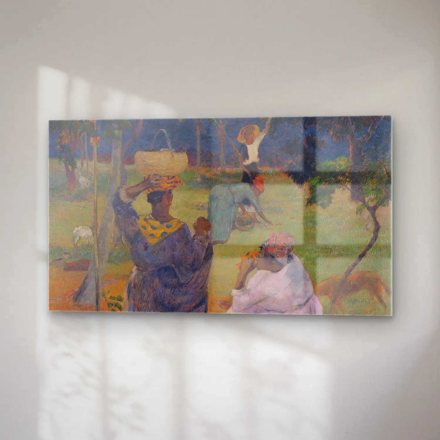 Paul Gauguin – The Mango Trees, Martinique cam tablo — sağ açıdan görünüm