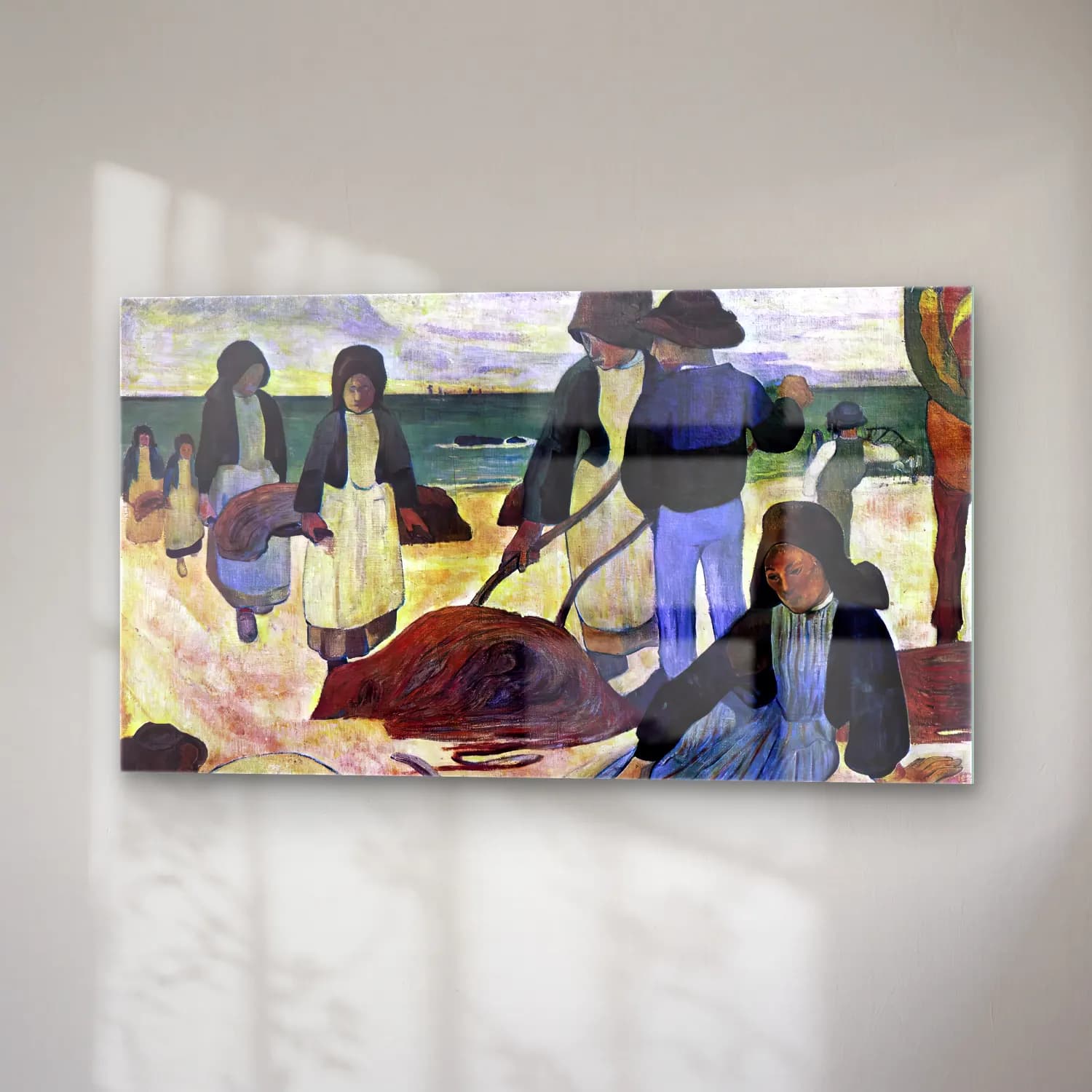 Paul Gauguin – The Seaweed Harvesters cam tablo — sağ açıdan görünüm