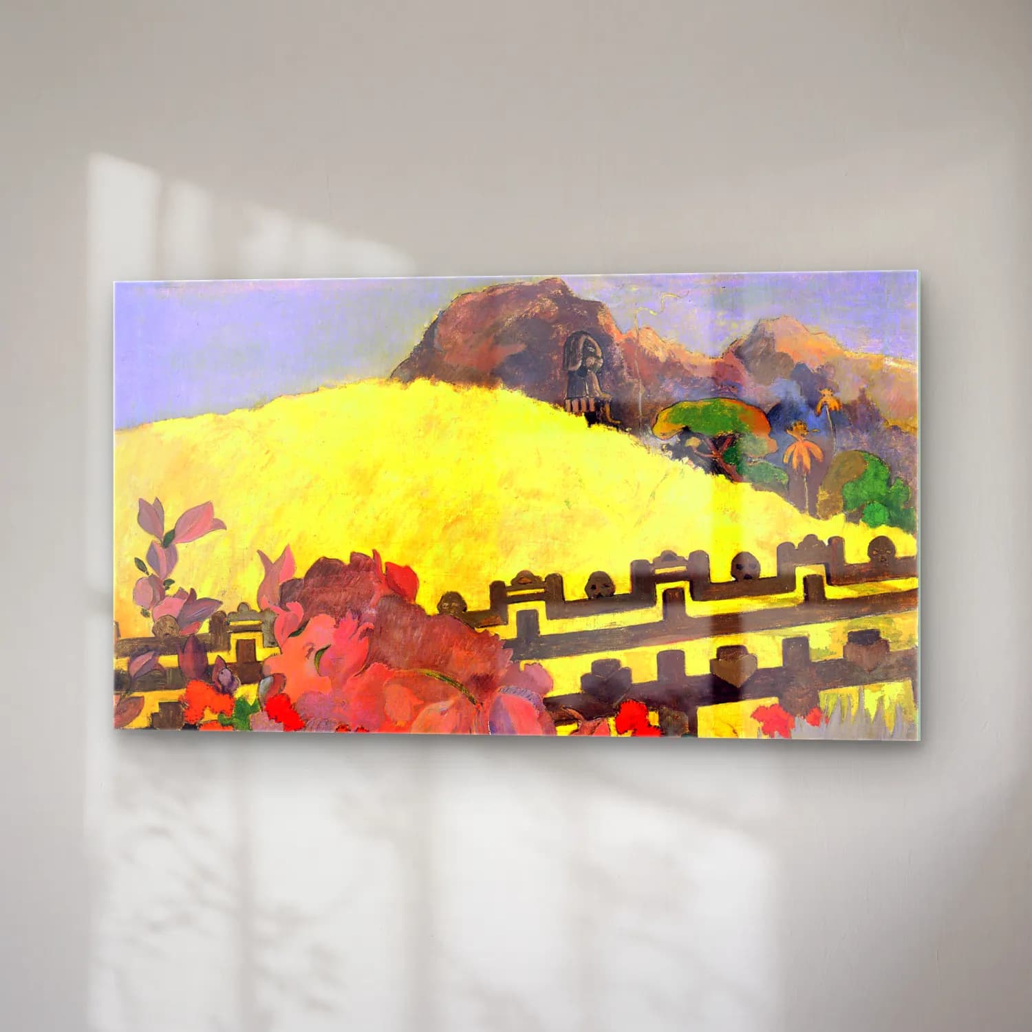 Paul Gauguin – There is the Temple cam tablo — sağ açıdan görünüm