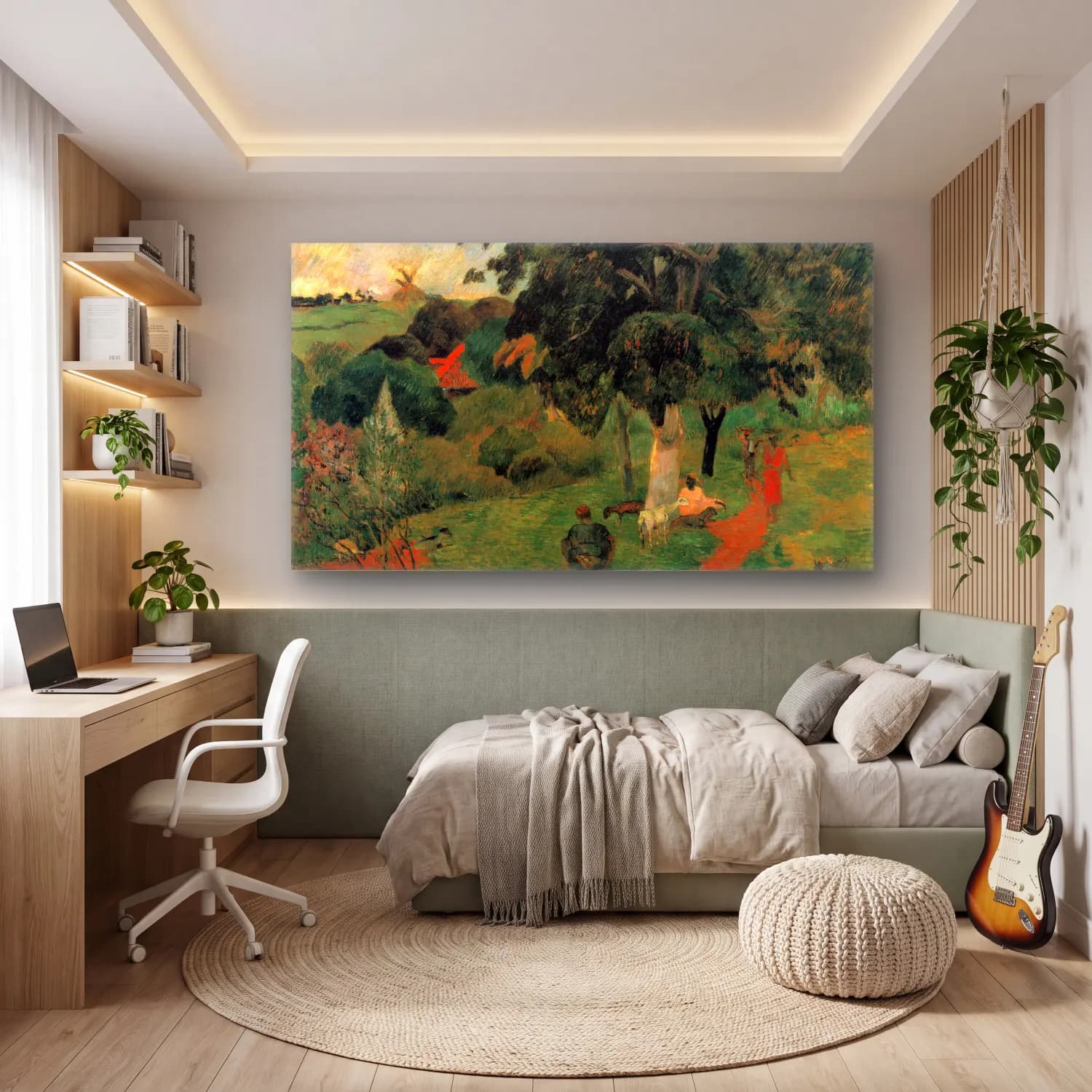 Paul Gauguin – To and Fro cam tablo — genç odasında