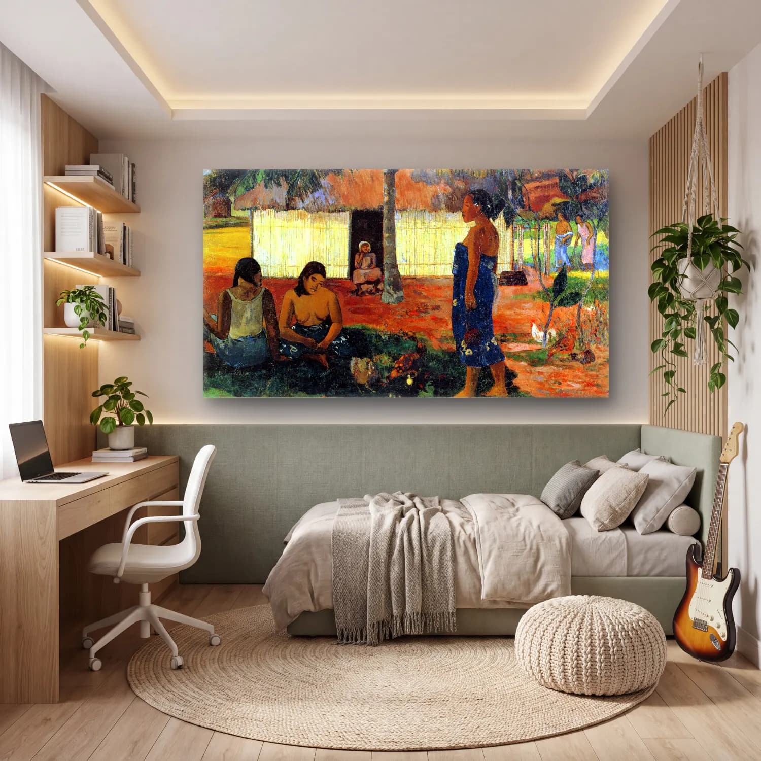 Paul Gauguin – Whya are you Angry cam tablo — genç odasında