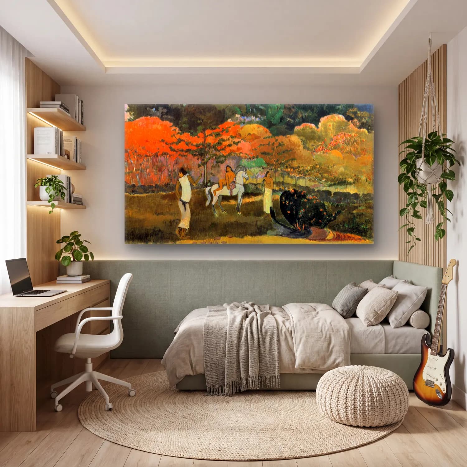 Paul Gauguin – Women and Mold cam tablo — genç odasında