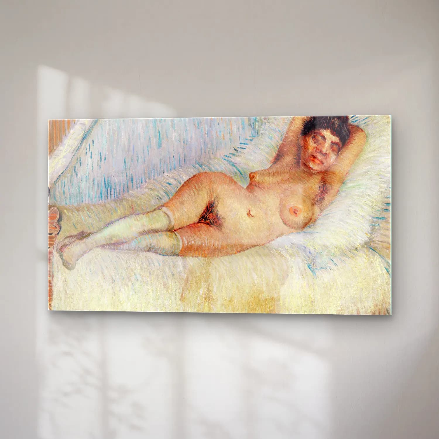 Vincent van Gogh – Reclining Nude cam tablo — sağ açıdan görünüm