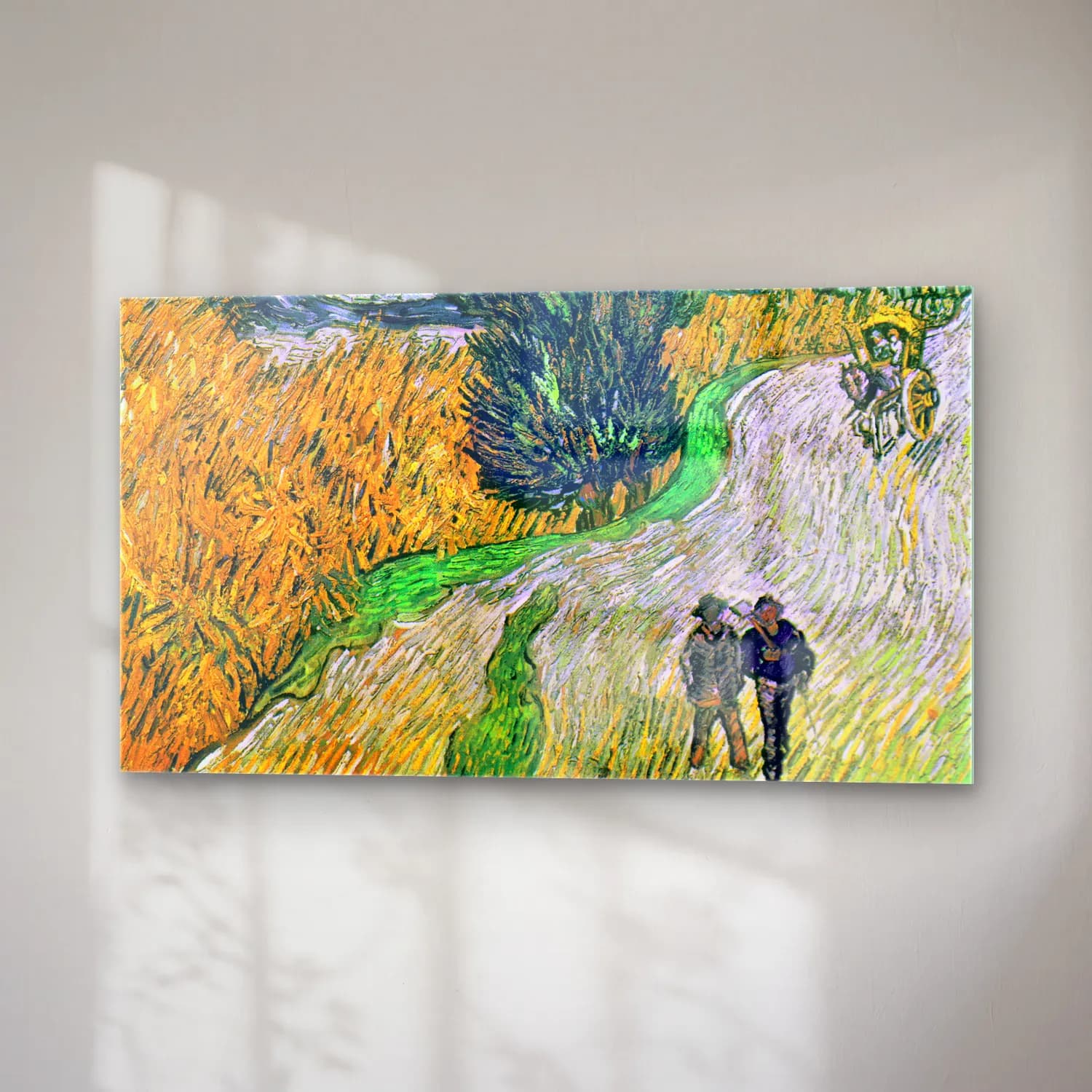 Vincent van Gogh – Road with Cypress and Star cam tablo — sağ açıdan görünüm