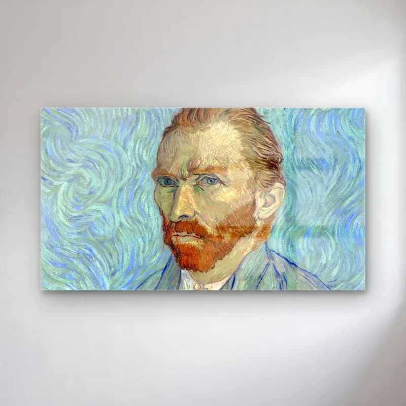 Vincent van Gogh – Self-portrait cam tablo — Vincent van Gogh – Self-portrait — empresyonist erkek portresi