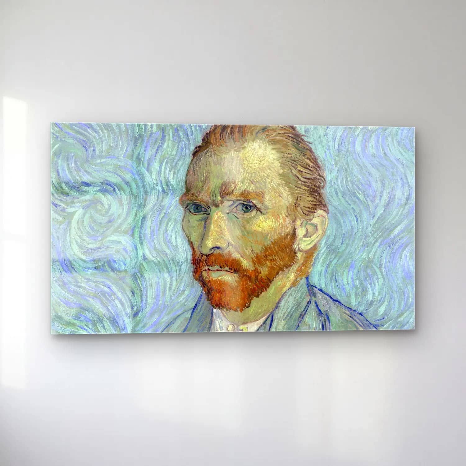 Vincent van Gogh – Self-portrait cam tablo — sol açıdan görünüm