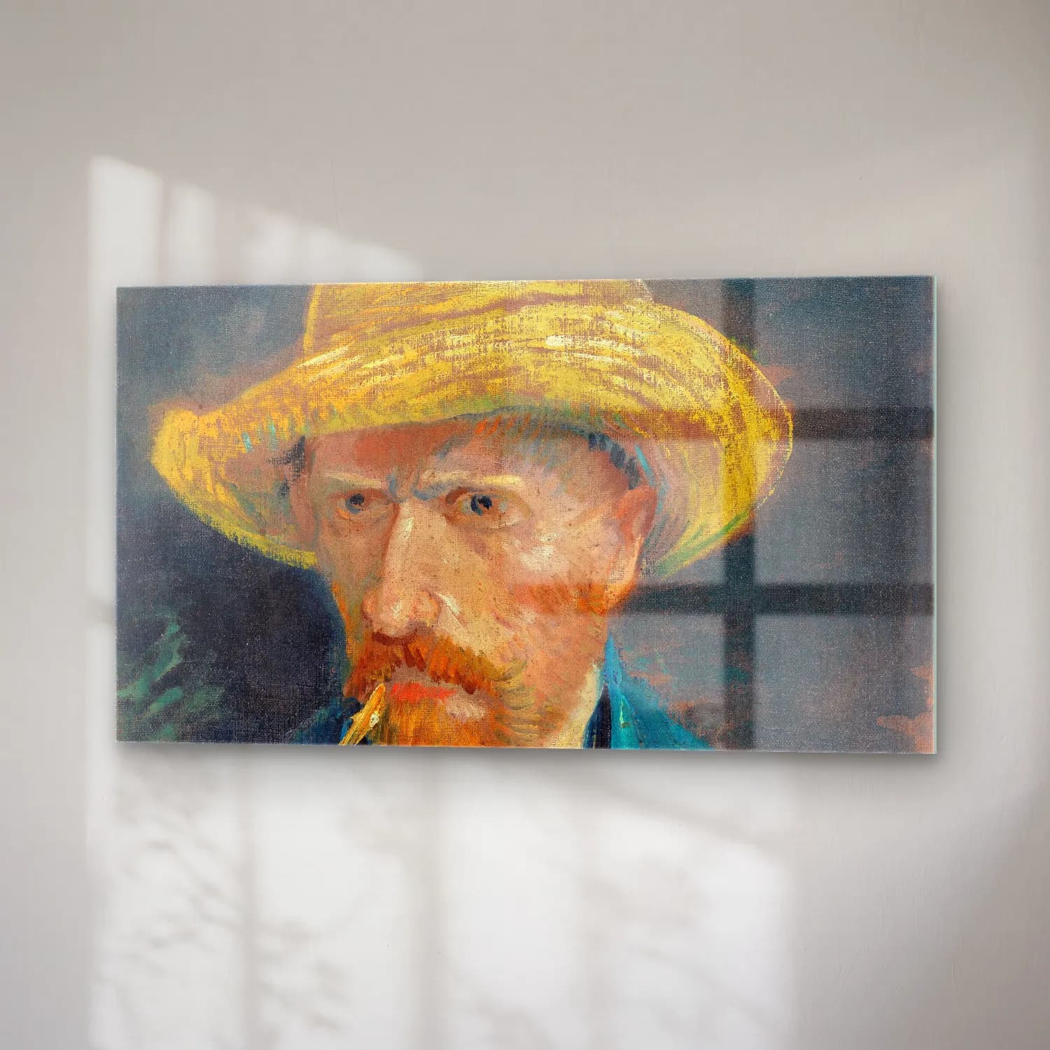 Vincent van Gogh – Self-portrait No. 4 cam tablo — sağ açıdan görünüm