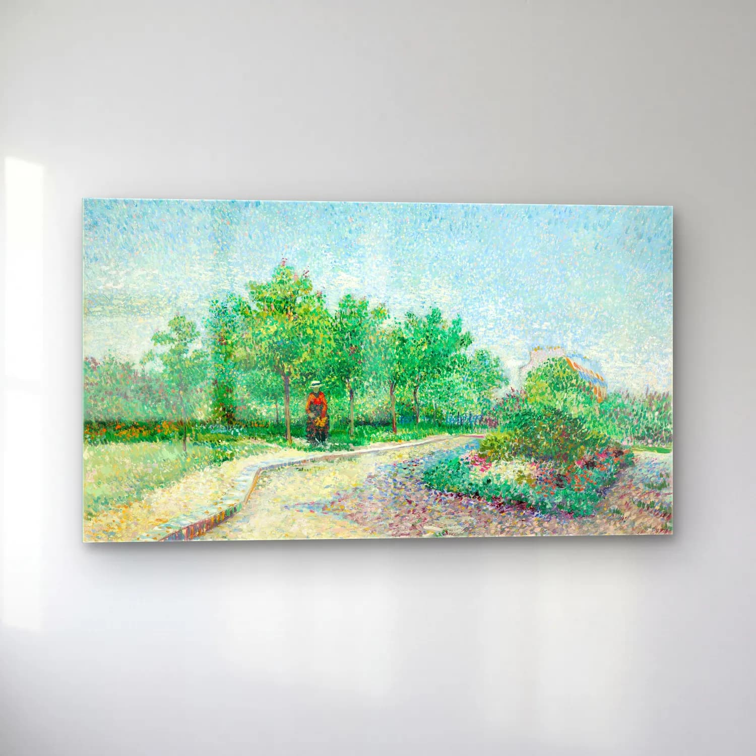 Vincent van Gogh – Square Saint-Pierre, Paris cam tablo — sol açıdan görünüm