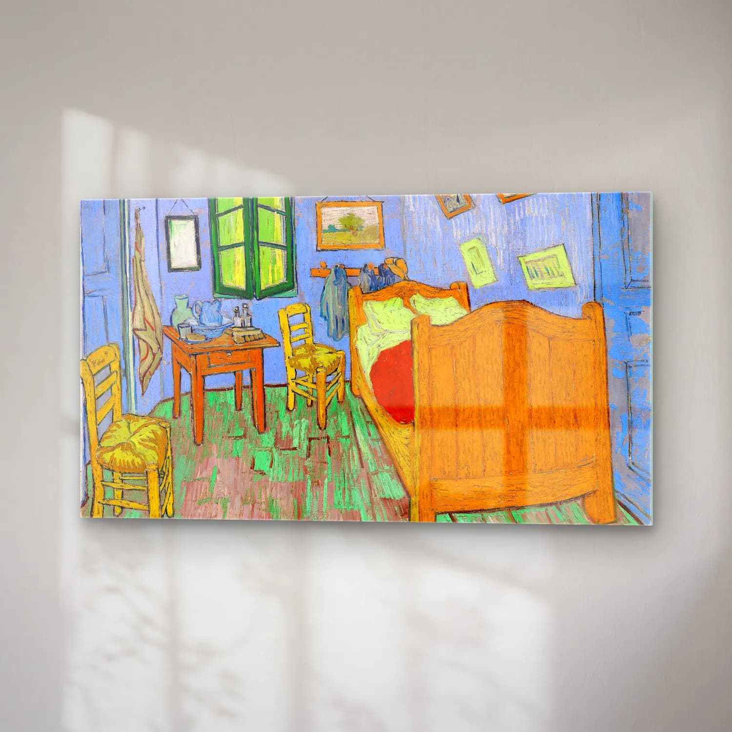 Vincent van Gogh – The Bedroom cam tablo — sağ açıdan görünüm
