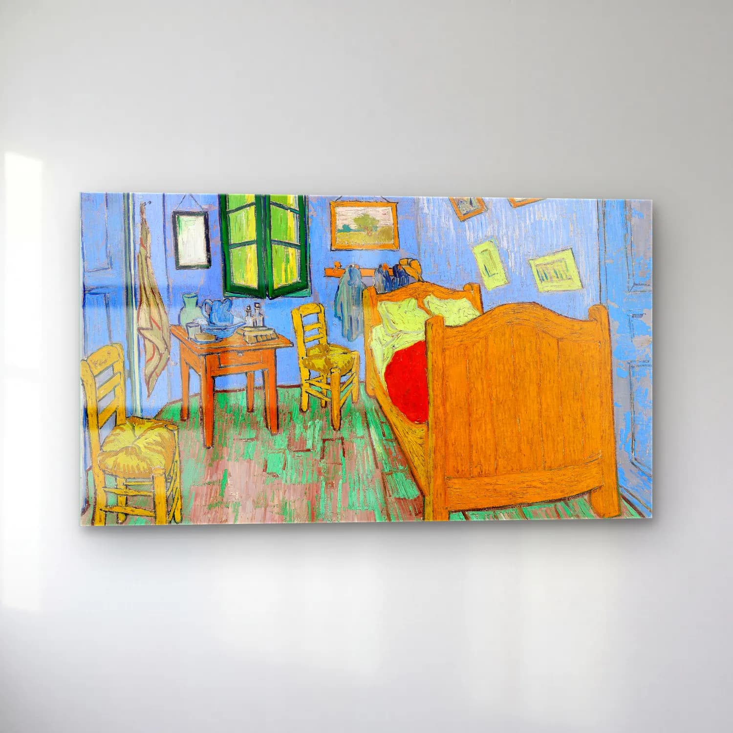 Vincent van Gogh – The Bedroom cam tablo — sol açıdan görünüm