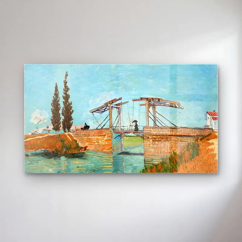 Vincent van Gogh – The Langlois Bridge at Arles cam tablo — Vincent van Gogh – The Langlois Bridge at Arles — empresyonist köprü
