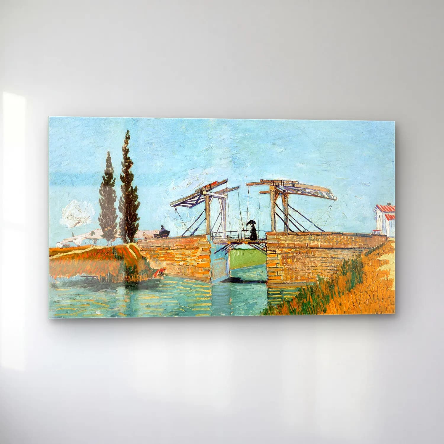 Vincent van Gogh – The Langlois Bridge at Arles cam tablo — sol açıdan görünüm