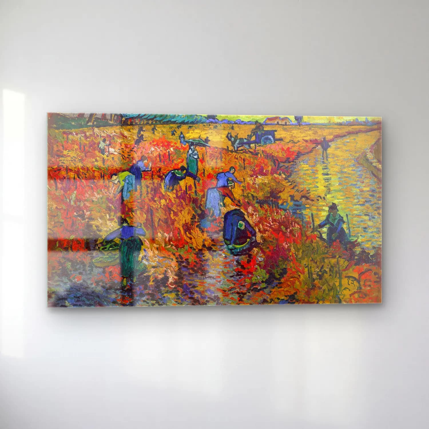 Vincent van Gogh – The Red Vineyard cam tablo — sol açıdan görünüm