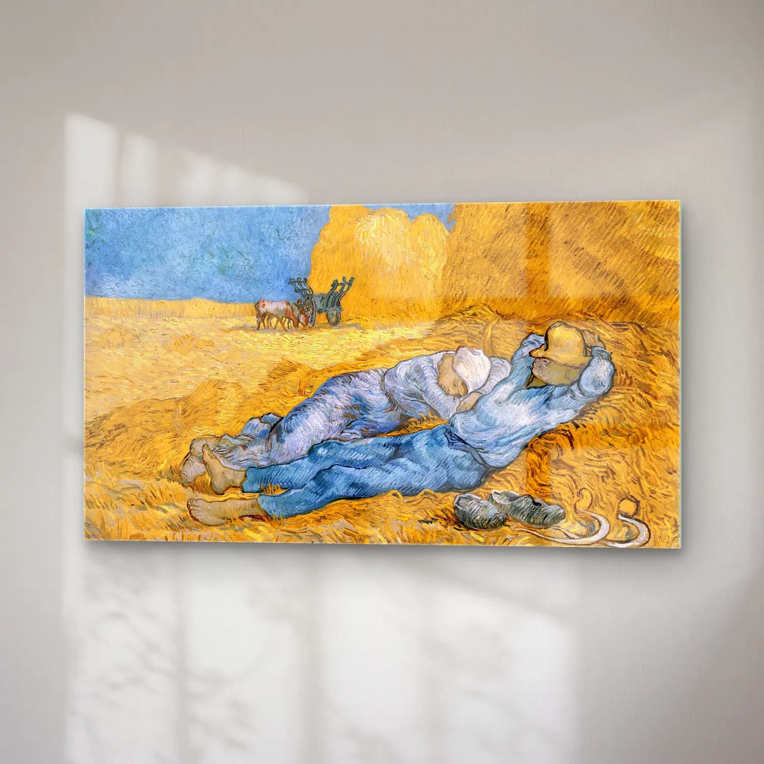 Vincent van Gogh – The Siesta cam tablo — sağ açıdan görünüm
