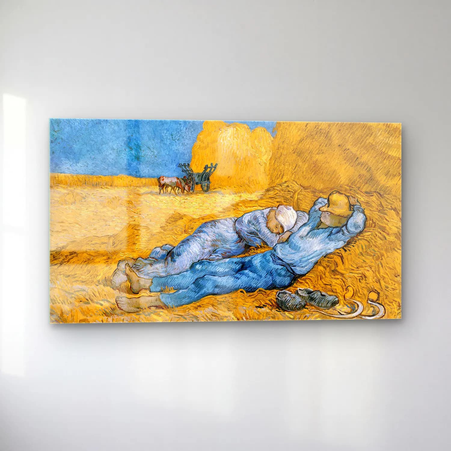 Vincent van Gogh – The Siesta cam tablo — sol açıdan görünüm