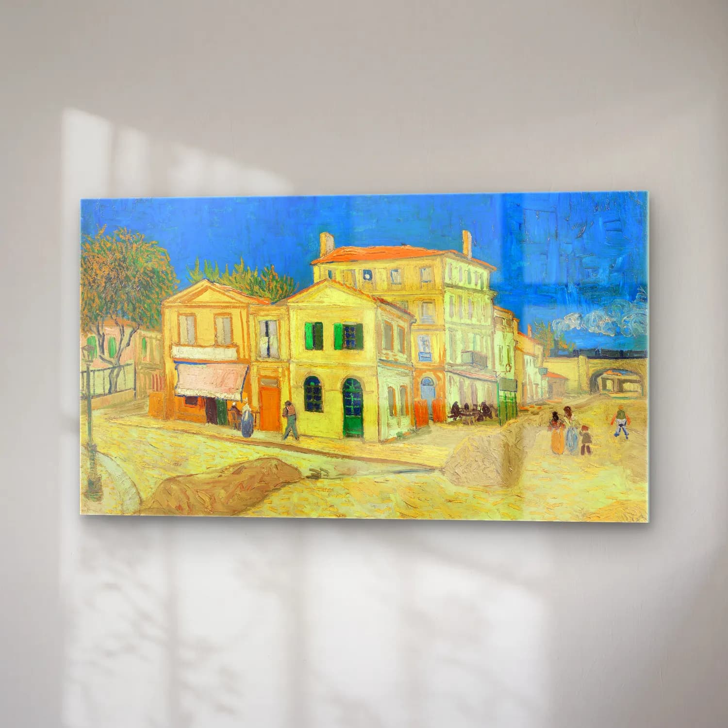 Vincent van Gogh – The Yellow House cam tablo — sağ açıdan görünüm