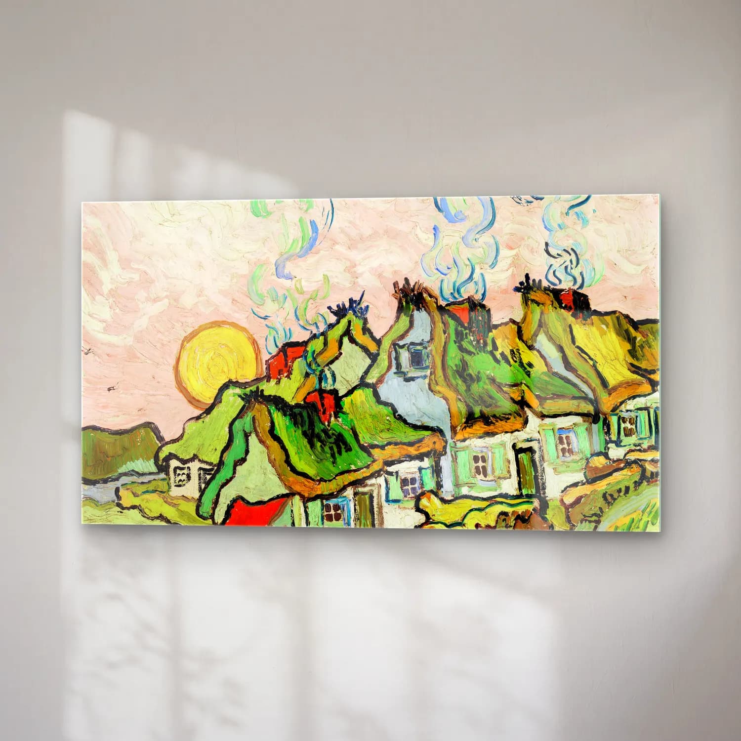 Vincent van Gogh – house and figure cam tablo — sağ açıdan görünüm